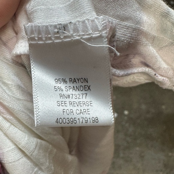 NWT Candies White and Pink Floral Blouse Size XXL - Picture 7 of 8